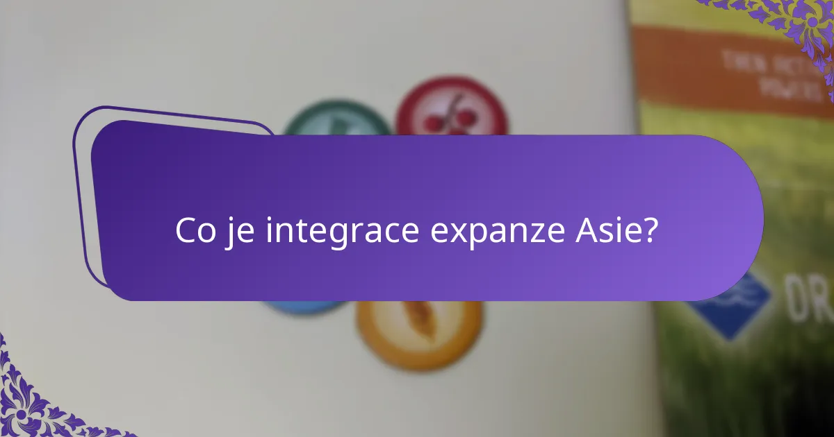Jak nastavit expanzi Asie?