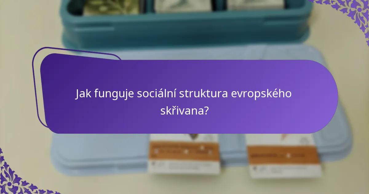 Jak funguje sociální struktura evropského skřivana?