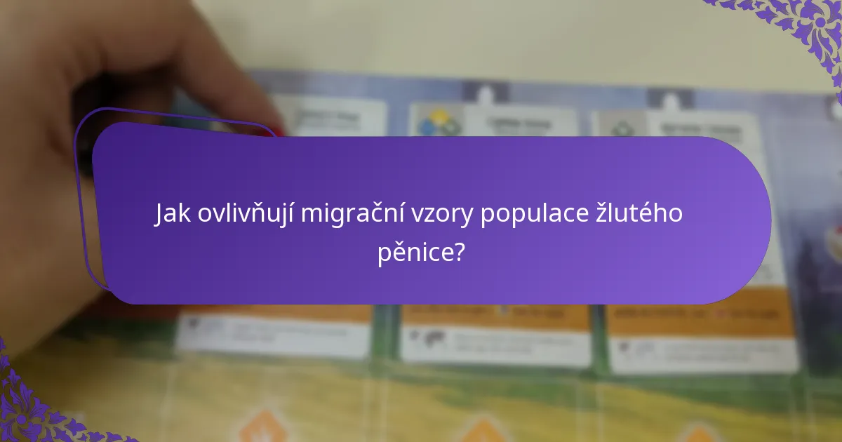 Jaký typ stanoviště preferuje žlutý pěnice?