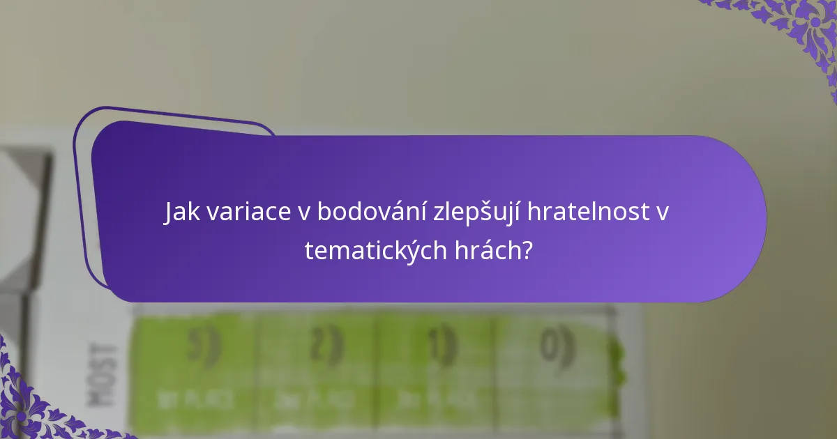Jaké jsou výzvy integrace variací v bodování?