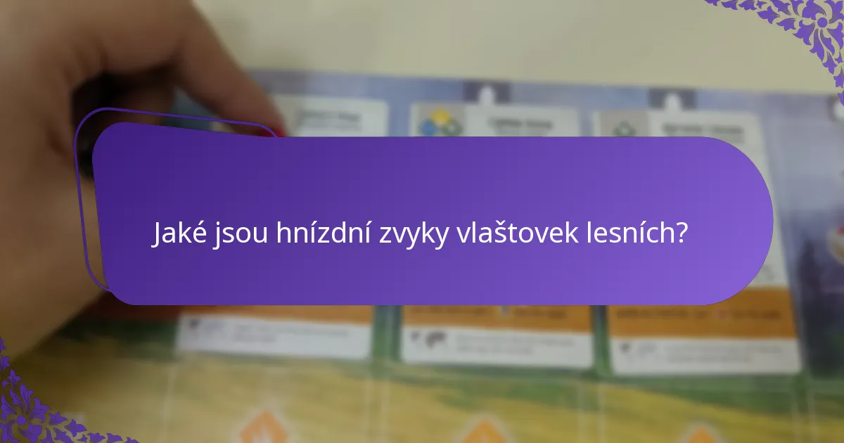 Jak vlaštovky lesní interagují se svým ekosystémem?