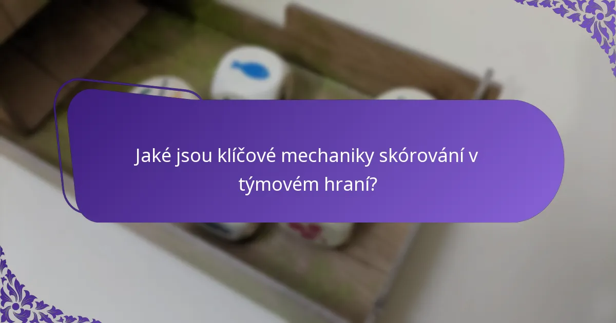 Jaké jsou variace systémů skórování v týmových hrách?